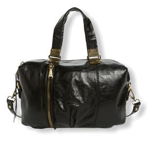 HOBO Derby Calfskin Leather Satchel